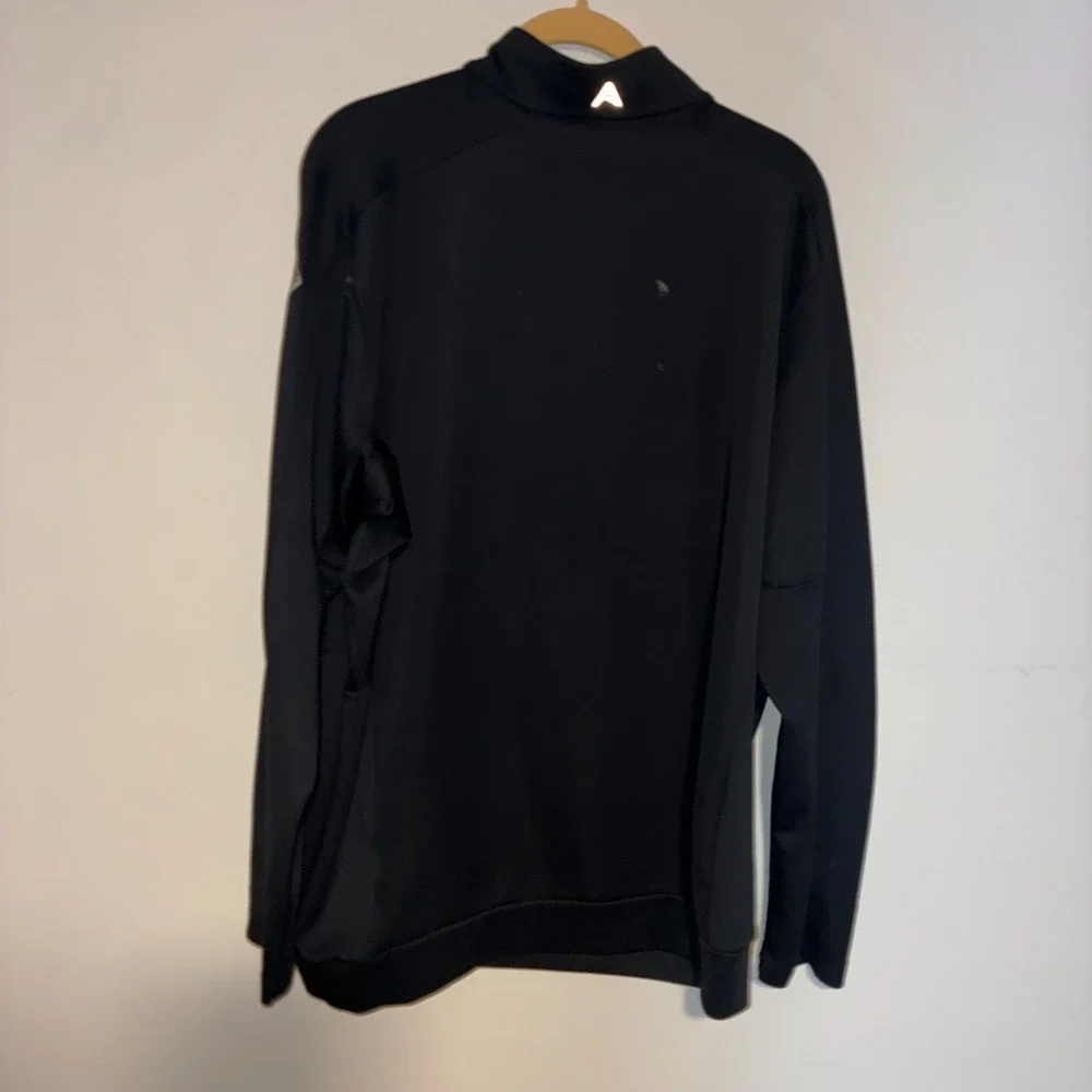 Chicago White Sox Antigua 1/4 Zip Pullover Mens XL Black MLB